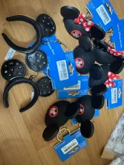 東京 ディズニーランド お土産 キーリング mickey mouse(ミッキーマウス) ミニーマウス 帽子 カチューサ まとめ売り