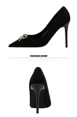 パンプス 6cmヒール 9.5cmヒールスエード ハイヒール ピンヒール ポインテッドトゥ パンプス ベージュ ピンク ブラック 黒 フォーマル パーティー 結婚式 2次会 二次会 通勤用 仕事 30代 40代 鞄 バック プレゼント 女性 cDCI363