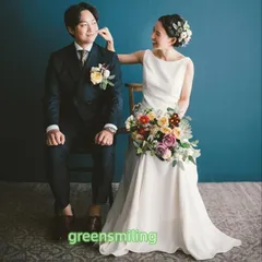 【送料無料】ウェディングドレス 結婚式 二次会 ホワイト 花嫁 白ワンピース ロング丈ドレス 披露宴 シンプル 前撮り ウエディングドレス A【週末セール】ZZ520のサムネイル