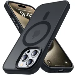 iPhone15Pro/スマートフォンケース/MagSafe対応/ブラック