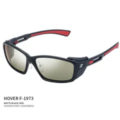 ジール ゼクー(Zeque) フーバー HOVER F-1973 マットブラック/レッド トゥルービュースポーツ/シルバーミラーのサムネイル