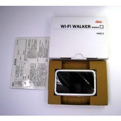 au Wi-Fi WALKER WiMAX HWD13 シャイニーホワイト