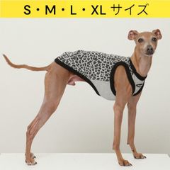 メルカリ イタグレ服 S M L XL ヒョウ柄 タンクトップ Tシャツ レオパード 小型犬 中型犬 大型犬 春 夏服 doggystar ドッギースター