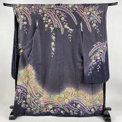振袖 仮絵羽 桐屋 翠山工房 辻ヶ花 絞り 銀通し 正絹 未仕立て品 八掛付き 楽天市場】着物 振袖 辻が花 翠山工房 桐屋謹製 翠山落款入り 金