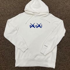sacai ホワイト パーカー カウズ サイズ4 クリーニング済み - メルカリ