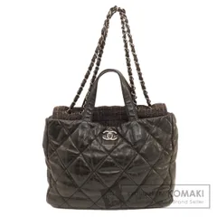 CHANEL シャネル ポートベロー シルバー金具 2WAY トートバッグ カーフ ...