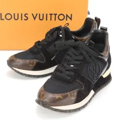 ルイヴィトン ランアウェイ ライン LVサークルロゴ スニーカー 黒　34 LOUIS VUITTON ルイヴィトン ランアウェイ・ライン スニーカー