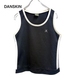 DANSKIN ダンスキン　ノースリーブトップス ブラック サイドライン　Mサイズ　タンクトップ　トレーニング