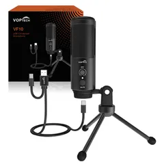 【新着商品】ゲーミングマイクライブ PS5/PS4使用可能 通話 配信 ゲーム YouTube 生放送 三脚スタンド付き 音量調節 録音 PC コンデンサーマイク VF10 3.5mmイヤホン端子付き【国内正規品】 マイク USB 1年間メーカー 単一指向性