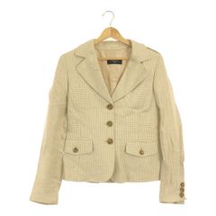 【美品】Weekend Max Mara ウイークエンドマックスマーラ アウター テーラードジャケット カジュアル おしゃれ レディース ベージュ Free 古着