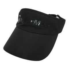 中古 テーラーメイド Taylor Made サンバイザー フリー 55~57cm ブラック 黒 訳あり ロゴバイザー