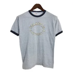 70年代 USA製 Champion チャンピオン STANFORD スタンフォード リンガーＴシャツ ヴィンテージ カレッジ(メンズ LARGE)中古 古着 T3627