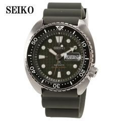セイコー SEIKO プロスペックス ダイバー アナログ ウォッチ 腕時計 自動巻き シリコン バンド メンズ SRPE05K1 グリーン