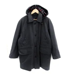 バーバリーズ Burberrys モッズコート ミドル丈 ダウンライナー付き フード付き S チャコールグレー /SM29 ■GY03のサムネイル