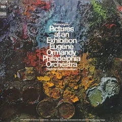 米LP ユージン・オーマンディ,フィラ ムソルグスキー、展覧会の絵、禿山の一夜 M30448 COLUMBIA /00260