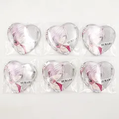 DIABOLIK LOVERS 逆巻スバル ラメハート缶バッジ 6点セット VAMPIRE Lab. 未使用 Rejet ディアラバ