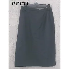 ◇ ◎ MK MICHEL KLEIN エムケーミッシェルクラン タグ付 定価 1.3万円 膝丈 タイト スカート サイズ36 グレー レディース 【中古】 【1002802504983】