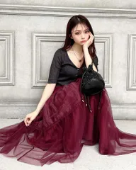 チュールボリュームスカート RESEXXY リゼクシー 152440842001