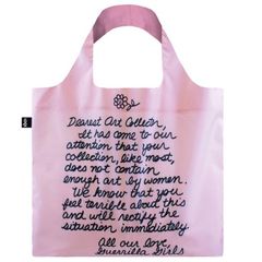 新品 送料無料 LOQI ローキー Recycled Bag トートバッグ エコバッグ 折りたたみ 大きめ 撥水加工 収納ポーチ ゲリラ・ガールズ/ディアレスト アート コレクター【SPORTUS】