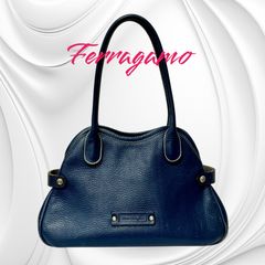 Ferragamo  フェラガモ ハンドバッグ レザー ブルー レディース トートバッグのサムネイル