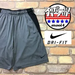 SP1-374★USA直輸入★グレー×ブラックカラー★ドライフィット★【NIKE ナイキ】DRI-FIT ショートパンツ【メンズ M】スポーツMIX ジム ランニング 吸湿速乾 ストリート USA古着