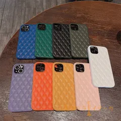スマホケース iPhone16用ケース 保護カバー ケース   カバー PU革 菱柄 耐衝撃 アイフォンカバーケース 16カバー  対応機種