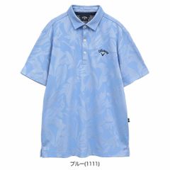 【新品未使用品】キャロウェイ フラワージャカードシャツ C25134115 メンズ ゴルフウェア トップス Callaway 2025春夏モデル（葛西店）