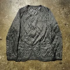 COMME des GARCONS HOMME PLUS 17ss 製品洗い加工 キルティング ノーカラージャケット S コムデギャルソンオムプリュス 2017ss AD2016
