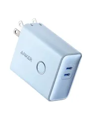 Anker 521 Power Bank (PowerCore Fusion, 45W) (5000mAh 20W出力モバイルバッテリー搭載 45W出力USB充電器)【コンセント一体型/PSE認証済/PowerIQ 3.0 (Gen2) 搭載/USB PD対応