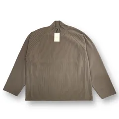 定価41800円 新品 stein 23AW OVERSIZED GRADATION PLEATS LS オーバーサイズ グラデーション プリーツ ロングスリーブ ハイネック ニット シュタイン ST.520  Dグレージュ M  71943A3のサムネイル