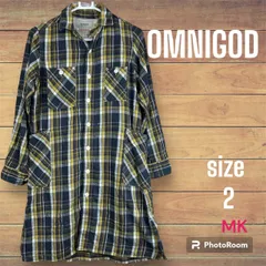 OMNIGOD チェック柄シャツワンピースのサムネイル