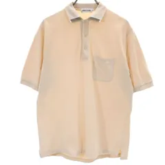ピエールカルダン 半袖 鹿の子 ポロシャツ L ペールオレンジ Pierre Cardin メンズ 古着 【240412】のサムネイル