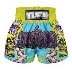 TUFFSPORT ムエタイボクシングパンツ スカル イエロー（トラディショナル）のサムネイル