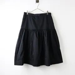 23区　新品タグ付ティアード　タフタ　ギャザースカート　大きいサイズ48 黒 11008SKWSGS6017005001?$VS_1500$