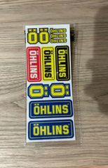 ★アウトレット★新品 MotoGP OHLINS RACING オーリンズ 車体 8 x 20 cm レーシング ステッカー シール デカール シート セット