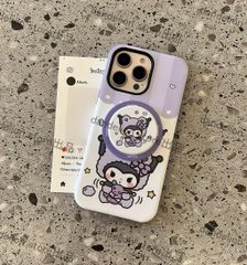 スマホケース　クロミちゃん　スマホスタンド付き　スクラブ磨砂　iPhone対応　アイフォンケース　iPhone16pro/16promax/15/14/13/12/11　可愛いケース　海外限定　新品未使用