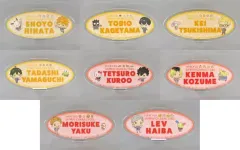 【中古】バッジ・ビンズ 全8種セット アクリルバッジ 「ハイキュー!!×サンリオキャラクターズ」