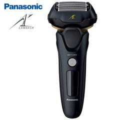 Panasonic ES-NLV68-K メンズシェーバー ラムダッシュ リニア 5枚刃 お風呂剃り 防水 高速リニアモーター 黒 ブラック ES-NLV68 パナソニック (06)