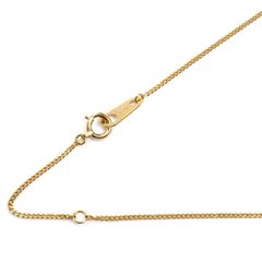 K18YG イエローゴールド ネックレス 喜平2面カット 10.2g 45cm ユニ  