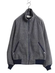 【お得なクーポン配布中!】 80s USA製 エルエルビーン フルジップ フリース ジャケット メンズ S / 古着 ヴィンテージ アウトドア ハイネック ジャンパー ブルゾン 灰