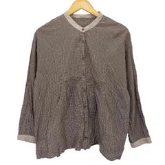 サマンサモスモス samansa Mos2 ウエストシャーリングクレリックブラウス レディース  F