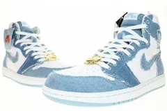 ナイキ NIKE WMNS AIR JORDAN 1 RETRO HIGH OG WHITE BOARDER BLUE 28.5cm DM9036-104 AJ1 ウィメンズ エア ジョーダン レトロ ハイ ホワイト ボーダー ブルー 【中古】▲■250528