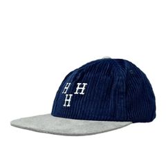 【新品・未使用】HUF SNAPBACK (Hat Trick) NAVY ハフ スナップバック (ハットトリック) ネイビー