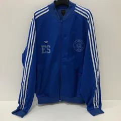 07w18491 ADIDAS アディダス　90s　トラックジャケット　ブルー　青  ジャージ  【中古品】