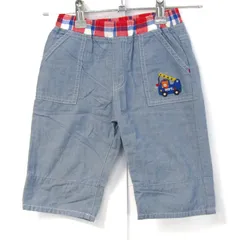 ミキハウス ハーフパンツ ボトムス  ホットビスケッツ キッズ 男の子用 110サイズ ブルー MIKIHOUSE 【中古】