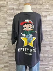 新品　ベティちゃんBettyBoop ベティブープ半袖Tシャツゆったりグレー