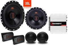JBL 62VMS80 2WAY キット アンプ付き カーオーディオ フルセット