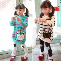 【２点セット】子供服 春 トップスとレギンス 子供服 長そで トレーナー 春 トップス 女の子 キッズ 女の子