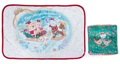ダッフィー＆シェリーメイ＆ジェラトーニ　クリスマス　ブランケット　ケース付き　クッションにも♪　クリスマス2016　X’mas　ディズニーシー限定【DISNEY】