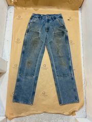 Carhartt　ダブルニー　w34 l36 USA製 carharttカーハート ダブルニー ダック地 ペインター